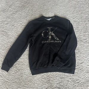 Calvin Klein Jeans Black Crewneck Sweater